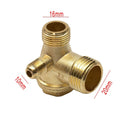 Accessories Air Compressor Check Valve Replaces Replacement Zinc Alloy