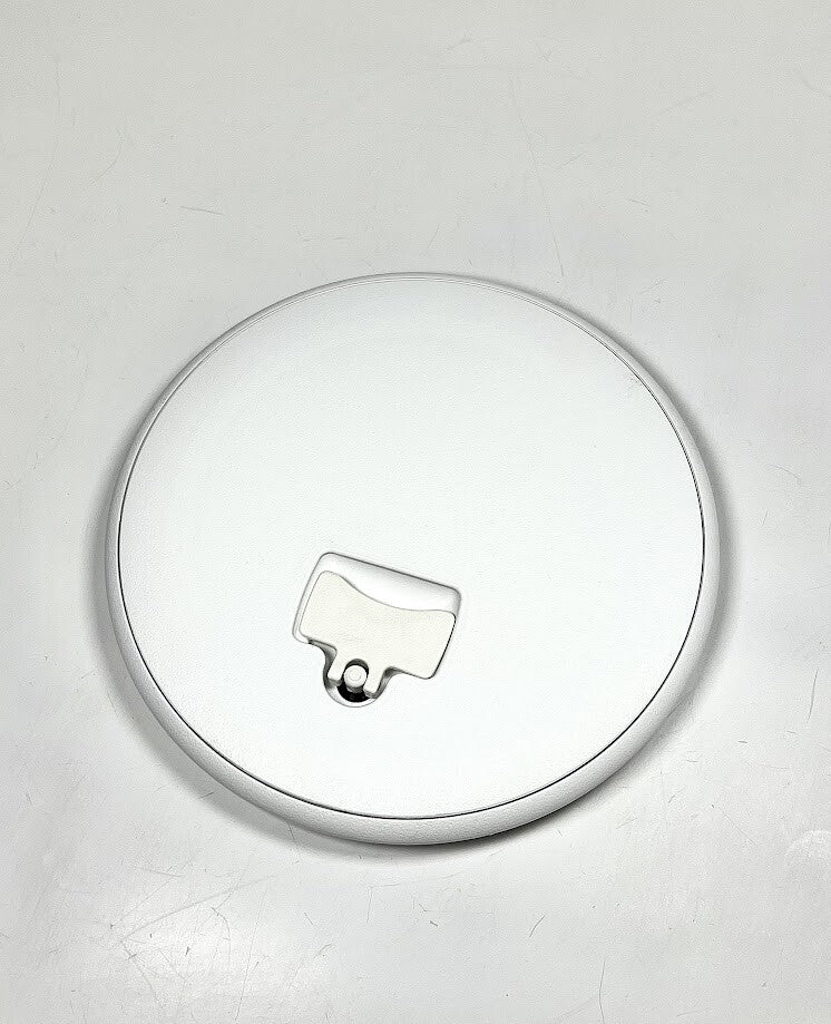 Jim Black 8in, Boat Deck Plate, Polar White, - OEM