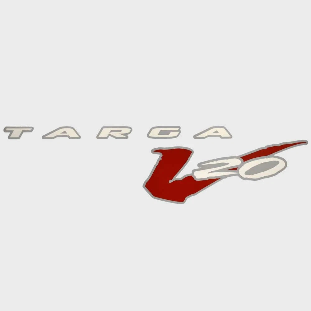 Targa Boat Decal Sticker 184430 - V20 Red White Metallic Silver