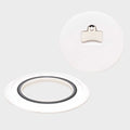 Jim Black Boat Pry-Out Deck Plate - 6 Inch Amherst White