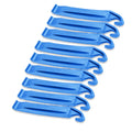 9 (nine) Pack Bicycle Tire - Tube Change Removal Levers Tool Set - Blue