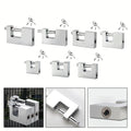 Drill and Saw Resistant D Shaped Padlock with 3 Keys Protect Your Valuables