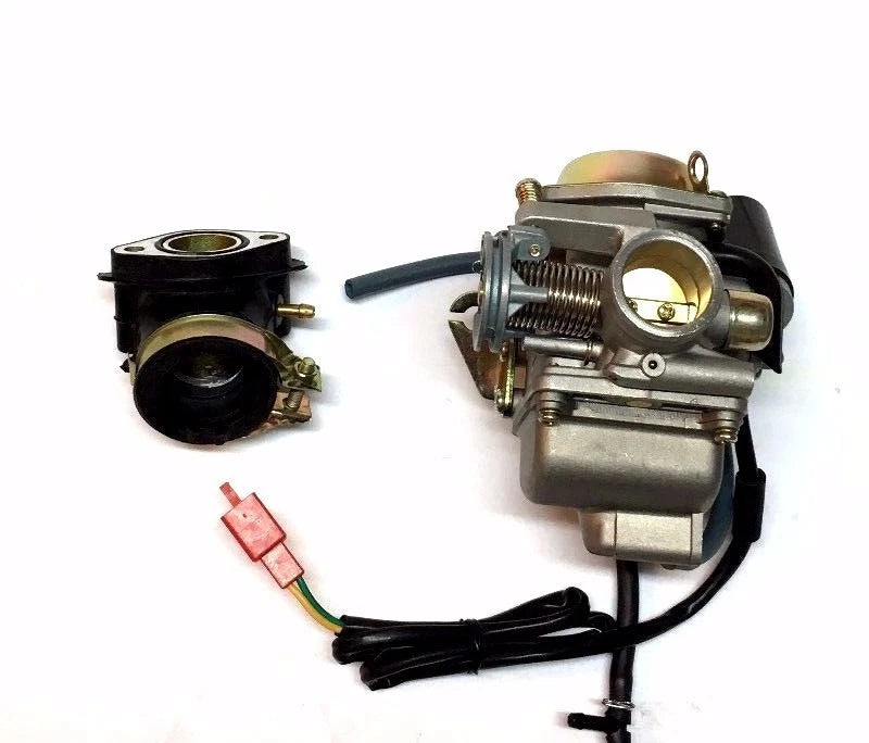 PERFORMANCE 26MM HENSIM GY6 150CC 150 CARBURETOR & INTAKE MANIFOLD ATV QUAD