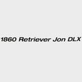 Crestliner Boat Decal 2201942 - 1860 Retriever Jon DLX Black