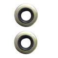 2Pcs for Johnson - Evinrude 9.9-15 HP Crossflow Lower Crank Seal 0321788 0307563