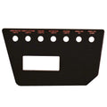 Cobalt Boat Blank Switch Panel 503104BL - Black Acrylic with Red LED