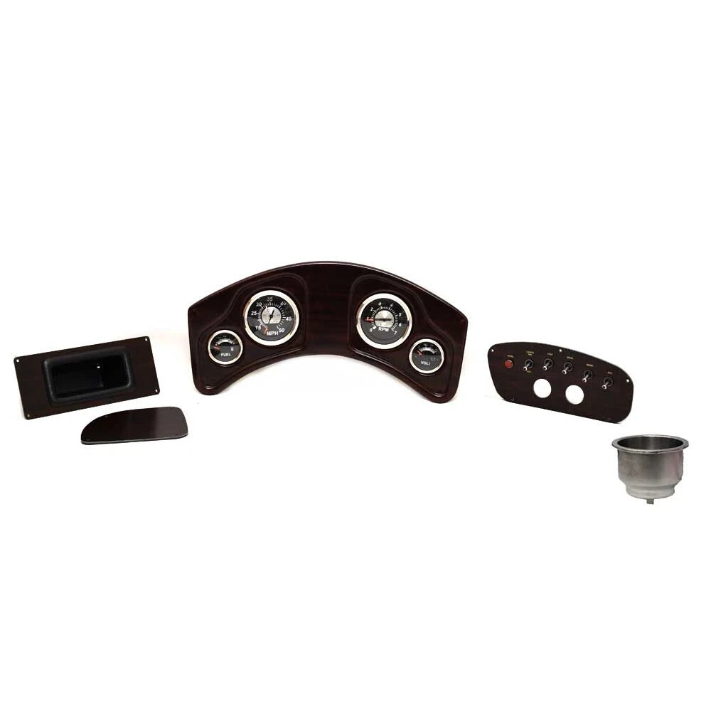 Misty Harbor Boat Dash Panel Kit 186617 - Teleflex Woodgrain (5 PC)