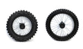 14" & 17" Pit Bike Wheels Rims with Tyres & Tubes Front & Rear Black Pair