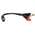 ASA Electronics Boat Y Cable 892165 - 8 Inch RCA