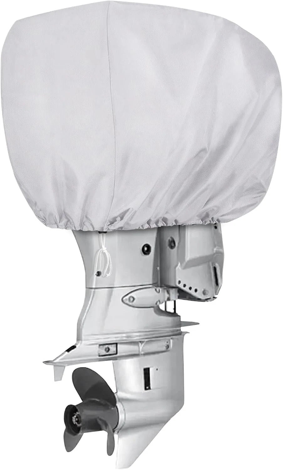 30 - 60 HP Trailerable Boat Outboard Engine Storage Cover Dust Waterproof Silver