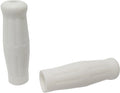 HARDDRIVE Old School White Motorcycle Grips for Harley Davidson 2014-2017