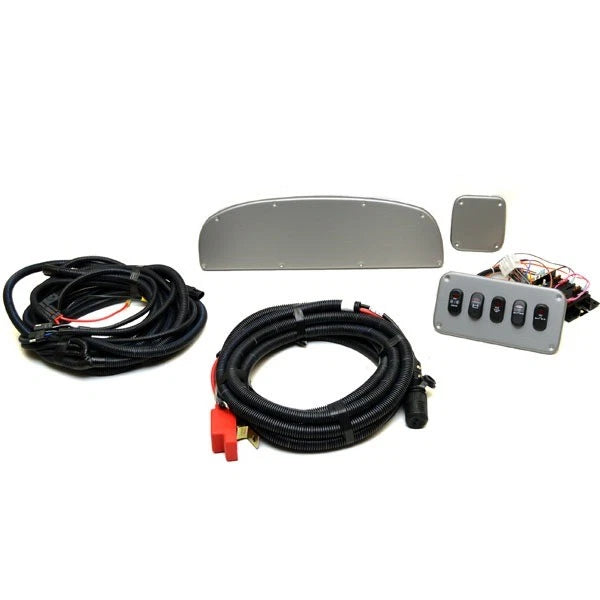 Crestliner Boat Switch Dash Panel - Kodiak Silver (kit)
