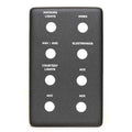 Crest Pontoons Boat Blank Switch Panel - Carbon Fiber 6 1/2 X 4 Inch