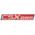 MasterCraft Boat Decal 759628 - CSX 265 Red Silver Vinyl 7 1/2 Inch