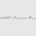Crestliner Boat Decal 2007481 - 2385 Batata Bay Dark Gray