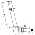 Spindle - Right Hand Fits Massey Ferguson 178 175 897456M96