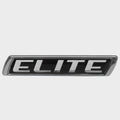 Chaparral Boat Raised Emblem Decal 14.01169 - Elite Silver Black Sticker