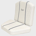 Ranger Boat Console Seat Cushions 729790H.8 - Bay Series White Blue