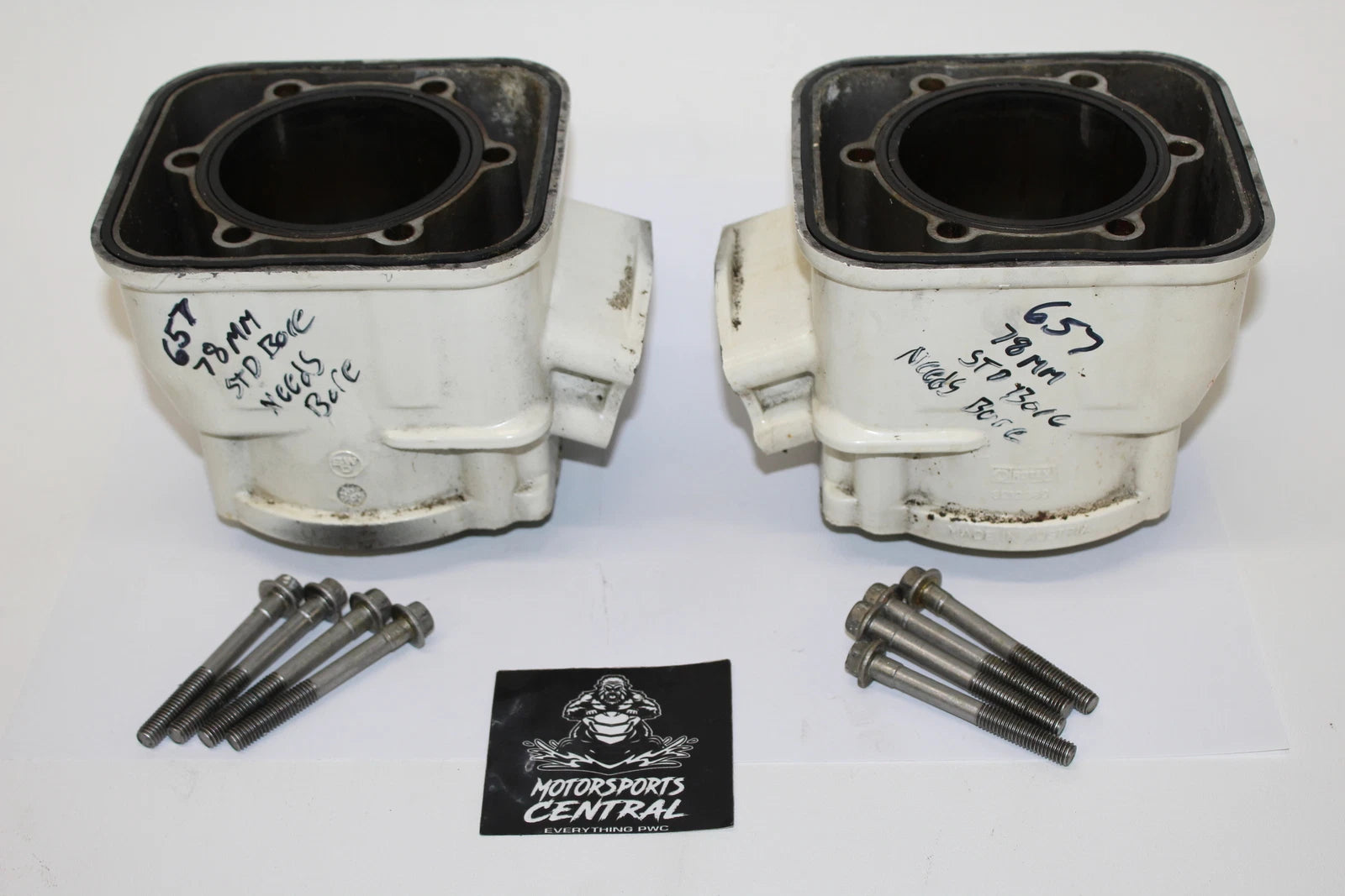 657 650 78MM SEADOO ENGINE CORE CYLINDER CYLINDERS STD NEED BORE