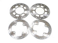 2x Front 2x Rear Discs for Yamaha YFM 550 - 700 Grizzly