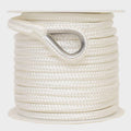 SeaGrace Boat Anchor Line - Double Braided 1/2 Inch X 100 FT White