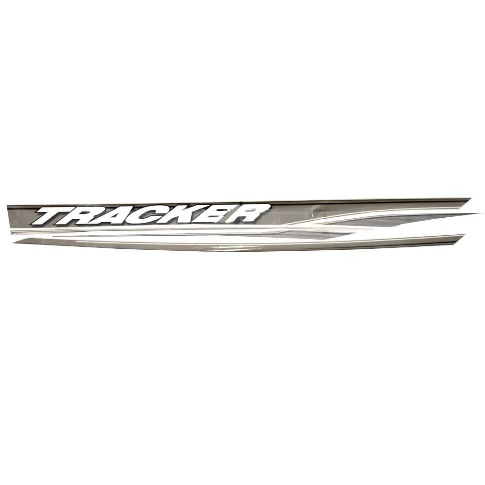 Tracker Boat Brand Graphic Decal 185054 - 102 X 10 3/4 Inch Silver