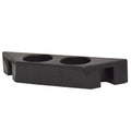 Lowe Boat Cup Holder Panel - Faux Woodgrain Black