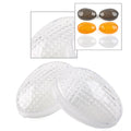 2pcs Smoke Acrylic Front/Rear Motorcycle Turn Signal Light Lens for KAWASAK