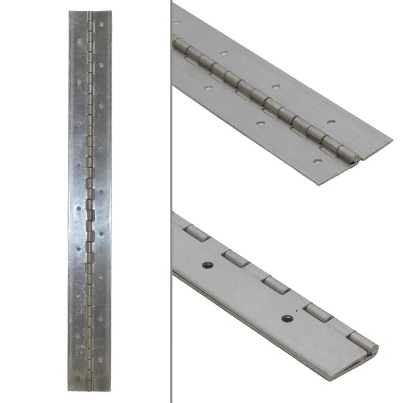 Crownline Boat Offset Piano Hinge 20018 - 18 Inch 14 Gauge Aluminum