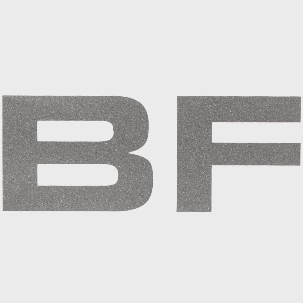 Tahoe Pontoon Boat Decal - BF Gray Metallic Vinyl Sticker