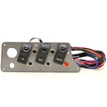 Larson Boat Ignition Switch Panel 2207-2179 - 7 7/8 X 2 7/8 Inch Grey