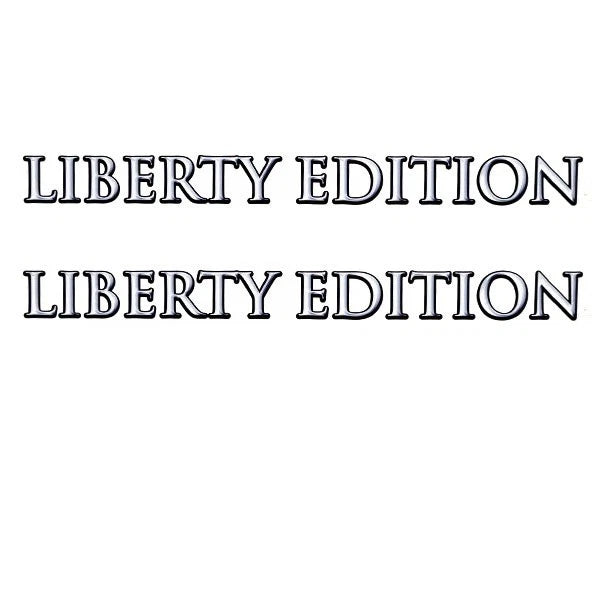 Rinker Boat Model Decal 218620 - Liberty Edition Stickers (pair)