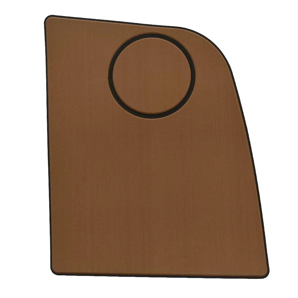 Viaggio Boat Non-Skid Deck Mat 1003 - Aqua Marine Deck Mocha - Black