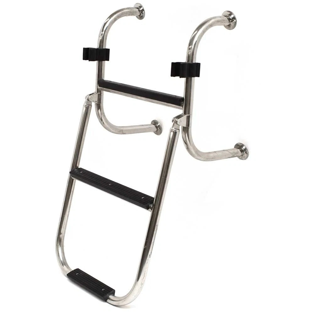 Bay CAT Boat Folding Boarding Ladder 49504 - 3-Step Stainless Steel