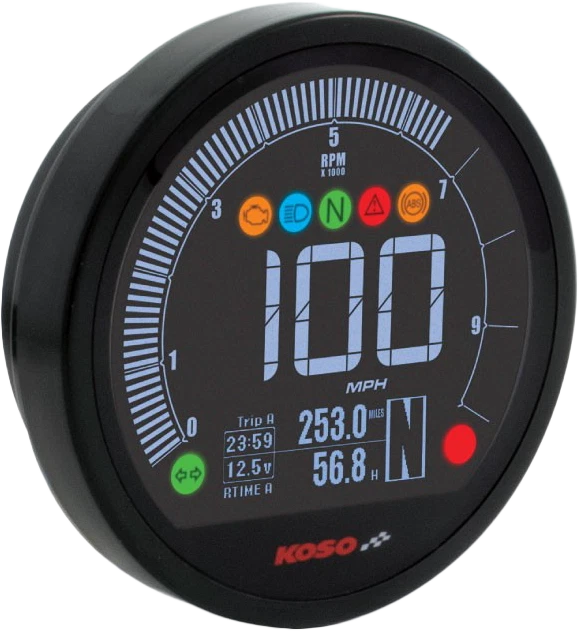 KOSO DL-04HD Multifunction Digital Gauge for Harley-Davidso N 2011-2017