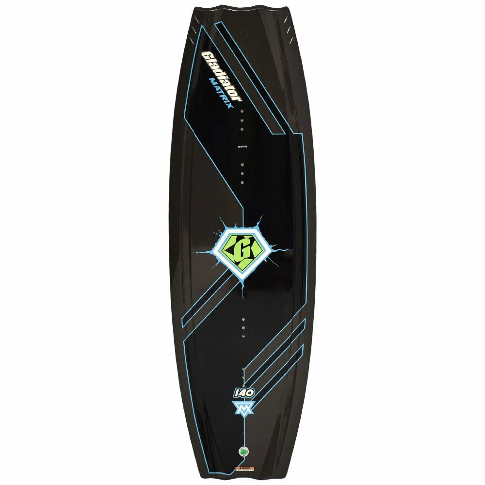 Gladiator Boat Blank Wakeboard 2192802 - Matrix 140 Black Blue 2019