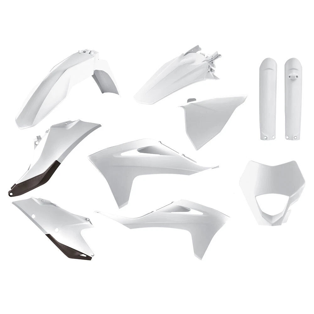 Polisport White Enduro Plastic Kit for Gas EC250 2T 2021-2022