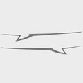 Lowe Boat Graphic Decal Stickers TR315625 - Silver (set of 2)