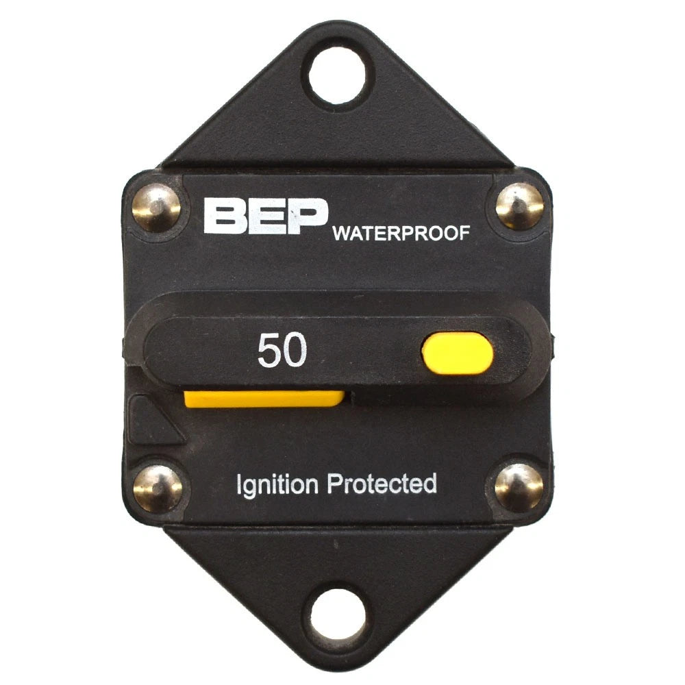 BEP Marine Boat Panel Mount Circuit Breaker - 50 Amp