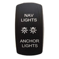 Boat Rocker Switch Cover - Nav Lights - Anchor Lights Actuator