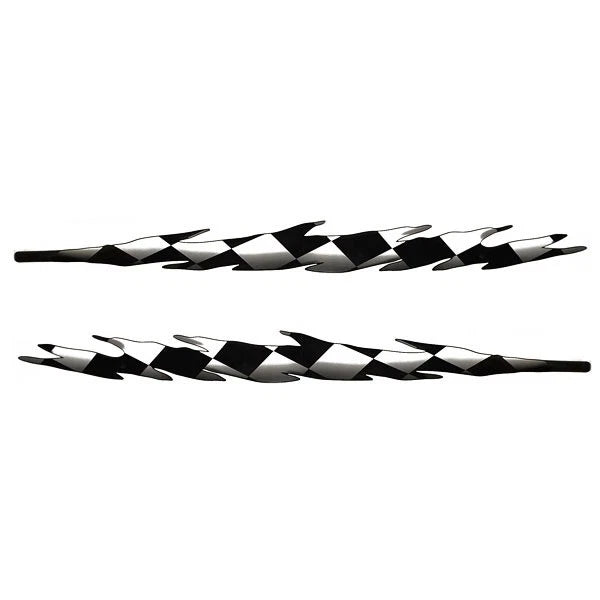 Rinker 262 Captiva Boat Decals 218532 - Checkered Stickers (set of 2)