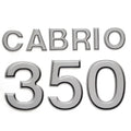 Larson Boat Raised Decal 0573074 - Cabrio 350 Metallic Silver Sticker