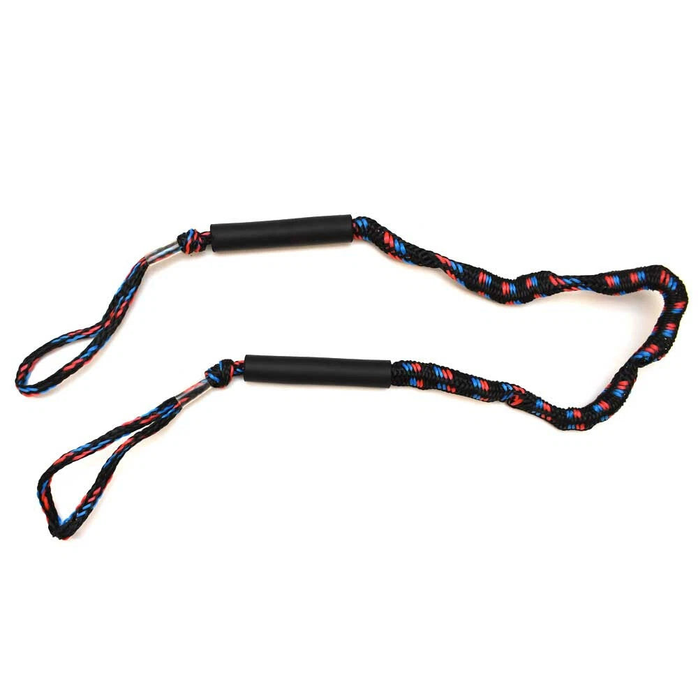 Shoreline Boat Stretch Dock Line SL92569 - 5 - 7 FT Bungee Black