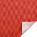 Spradling Boat Fuzzy Back Vinyl - Red Woven Rope 54 Inch (YD)