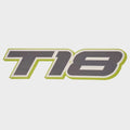 Tahoe Boat Model Decal 363082 - T18 Lime Green White Gray Sticker