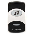 Carling Boat Stereo Rocker Switch - On/Off Lighted 12V - 20A