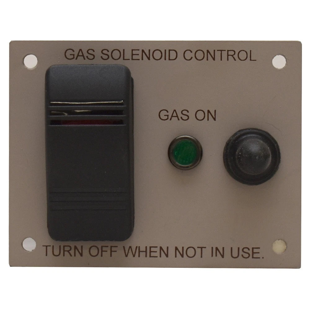 Regal Boat Gas Solenoid Control Switch Panel - 2 1/2 X 3 1/4 Inch