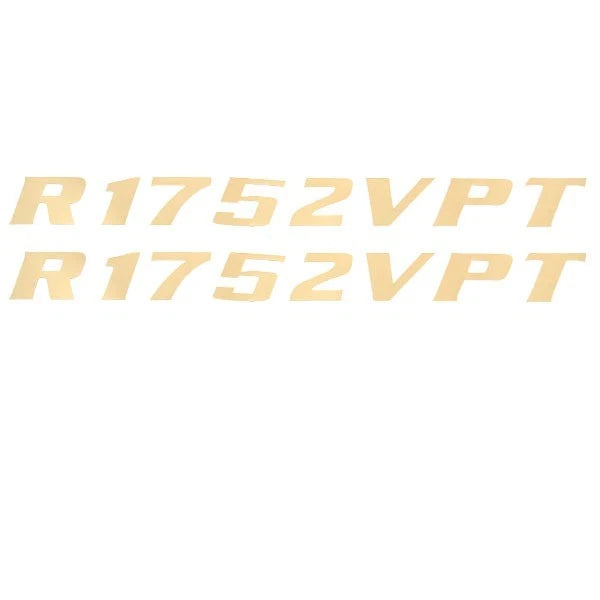 Lowe Boat Decal 011877 - Roughneck 1752 VPT Off White Stickers (pair)