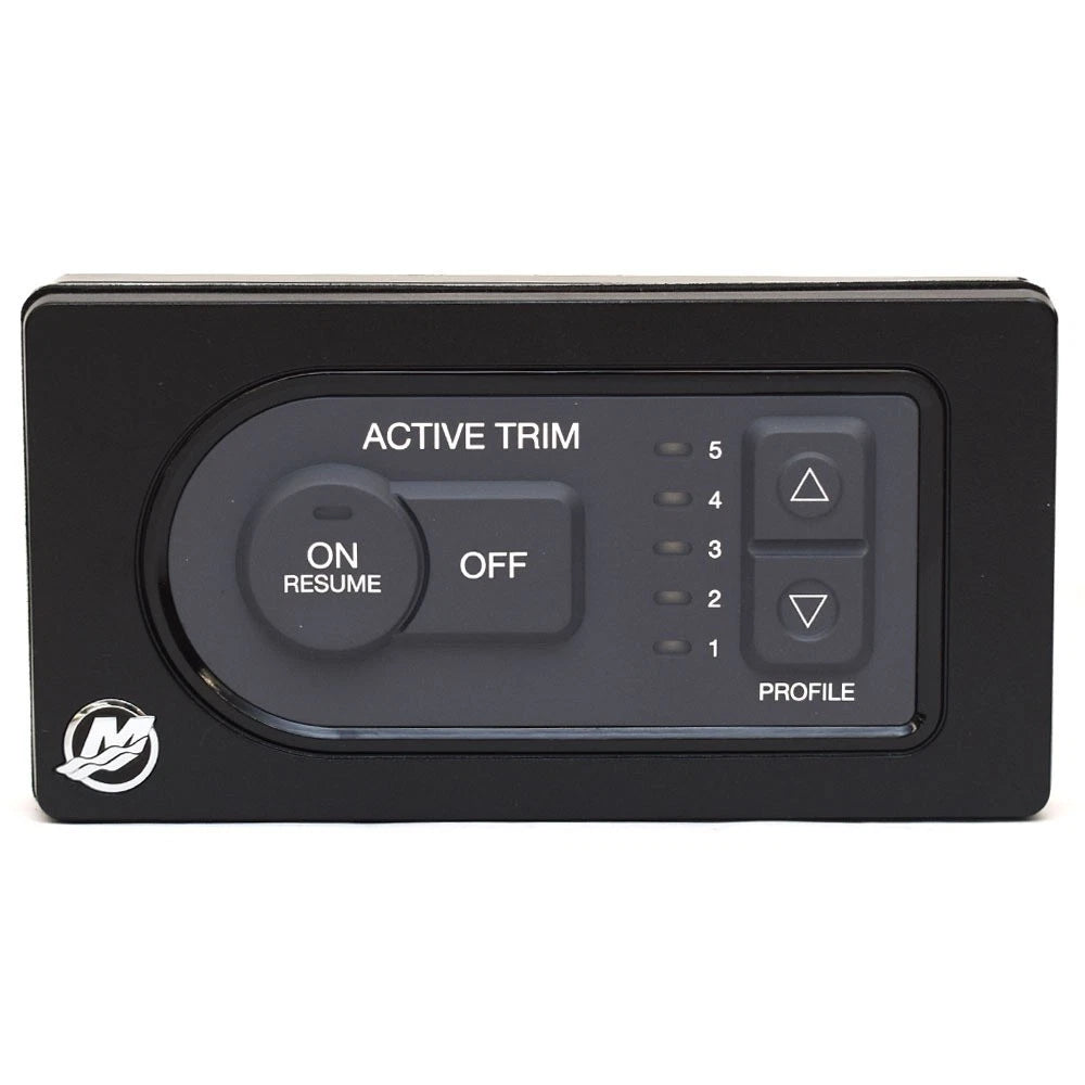 Mercury Boat Active Trim Switch Panel 8M0109090 - 5 X 2 1/2 Inch