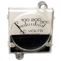 Prime Boat Voltmeter Gauge - 300V Model 95 Voltage White